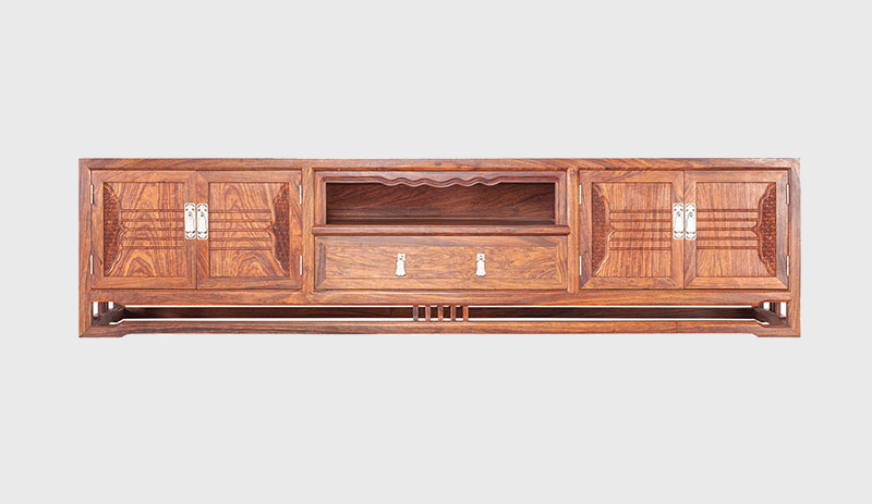 东方刺猬紫檀电视柜低柜现代中式全实木电视柜客厅高低柜